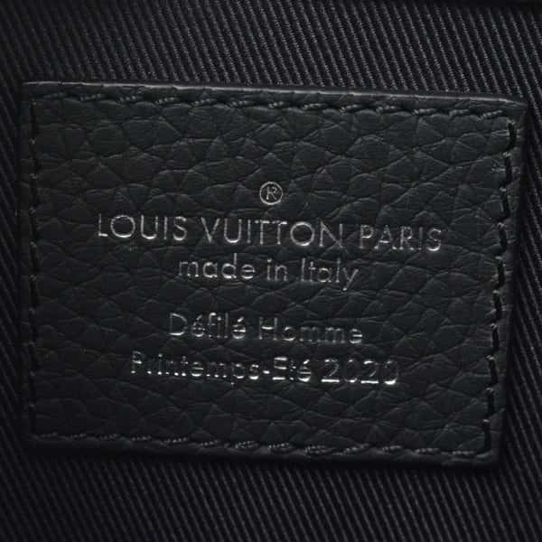 Louis Vuitton Black Monogram Taurillon Sac Plat Tote Bag Black Leather Very good - Box View