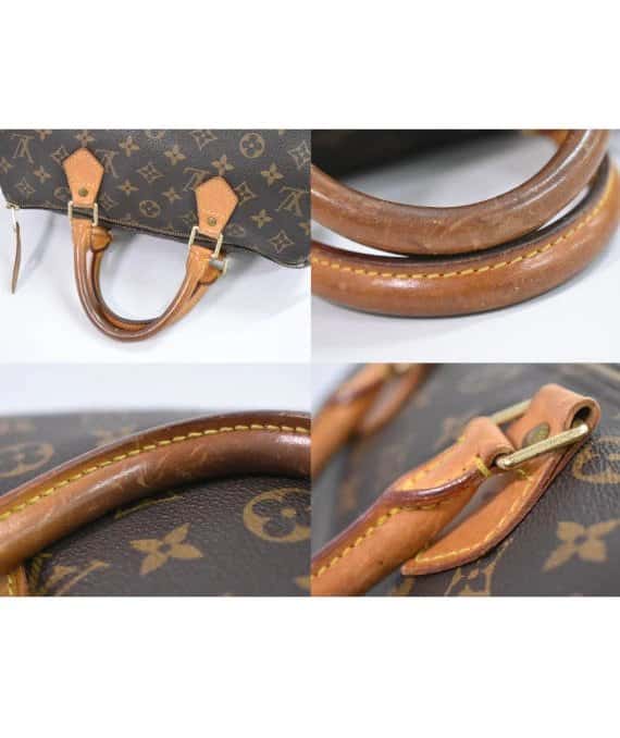 Louis Vuitton Brown Monogram Canvas Speedy 30 Top Handle Bag Brown Leather Good - Box View