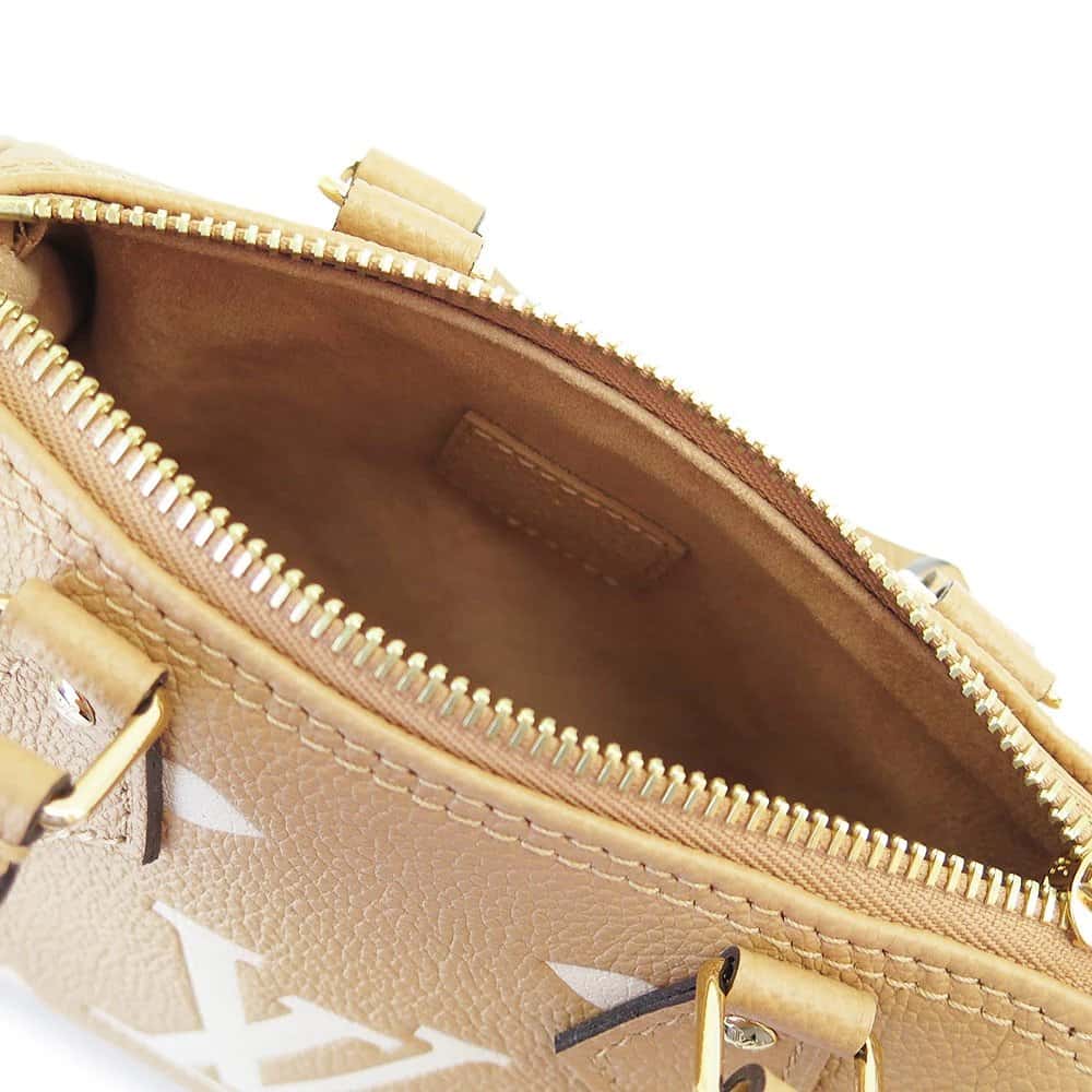 Louis Vuitton Empreinte Monogram Mini Nano Speedy Arizona Creme MultiColor Canvas Very good - Model View
