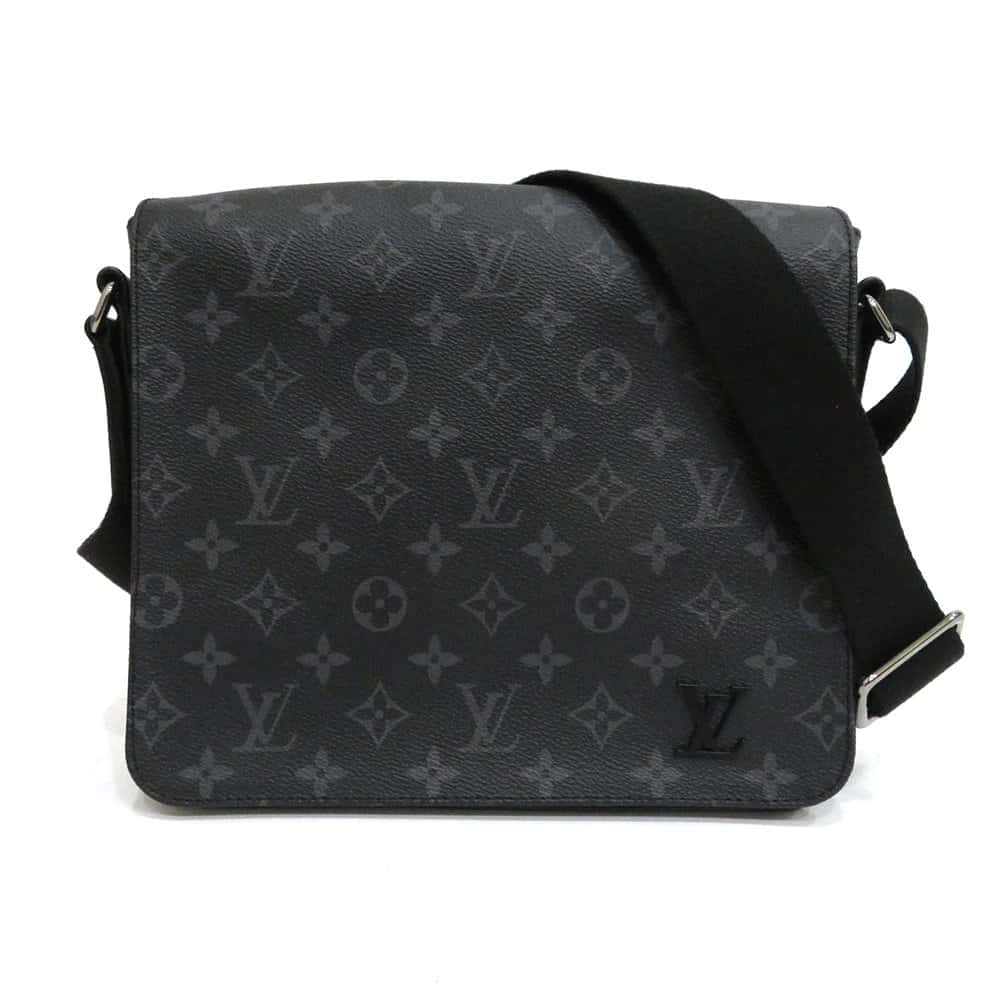 Louis Vuitton Monogram Eclipse Canvas District PM Bag MultiColor Canvas Very good - Front View