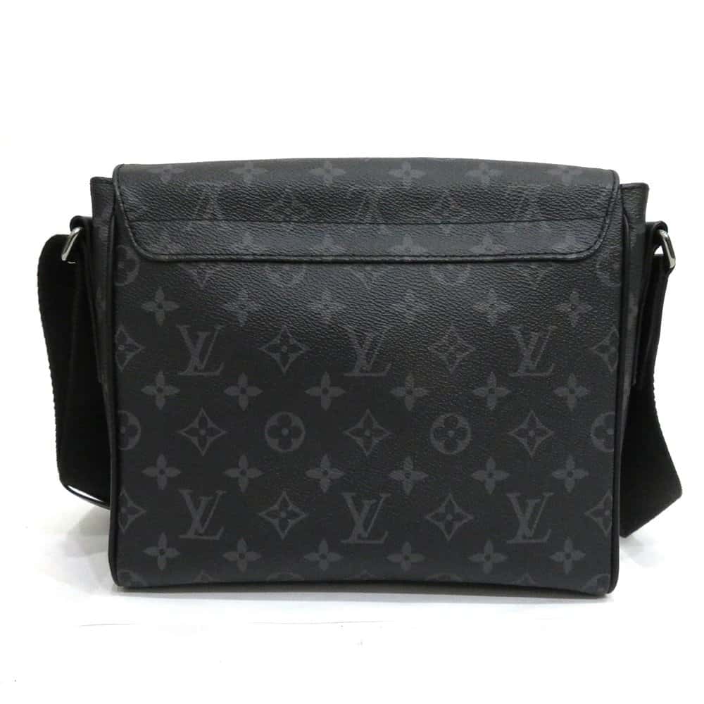 Louis Vuitton Monogram Eclipse Canvas District PM Bag MultiColor Canvas Very good - Back View