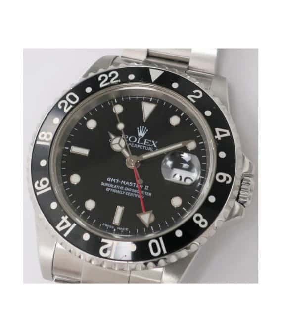 Rolex 2000 GMT-Master II 16710 P 40mm Black Bezel Stainless Steel Automatic Men's Watch Black Very good - Inside View