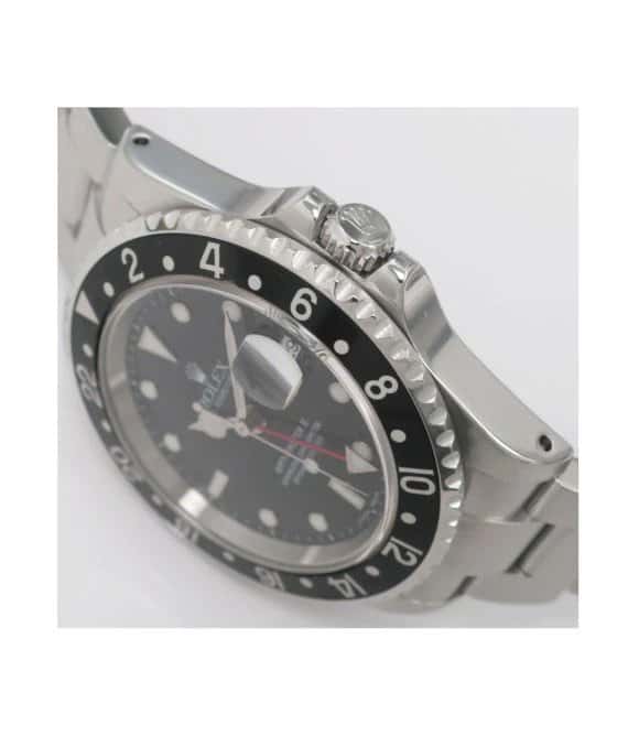 Rolex 2000 GMT-Master II 16710 P 40mm Black Bezel Stainless Steel Automatic Men's Watch Black Very good - Model View