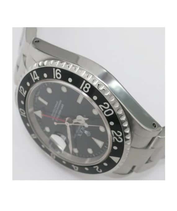 Rolex 2000 GMT-Master II 16710 P 40mm Black Bezel Stainless Steel Automatic Men's Watch Black Very good - Box View