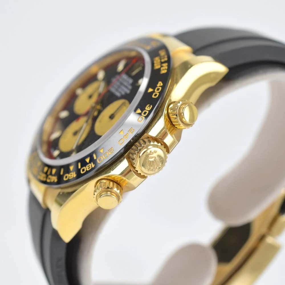 Rolex Black 18k Yellow Gold Cosmograph Daytona 116518LN Automatic Men's Wristwatch Yellow Very good - Inside View