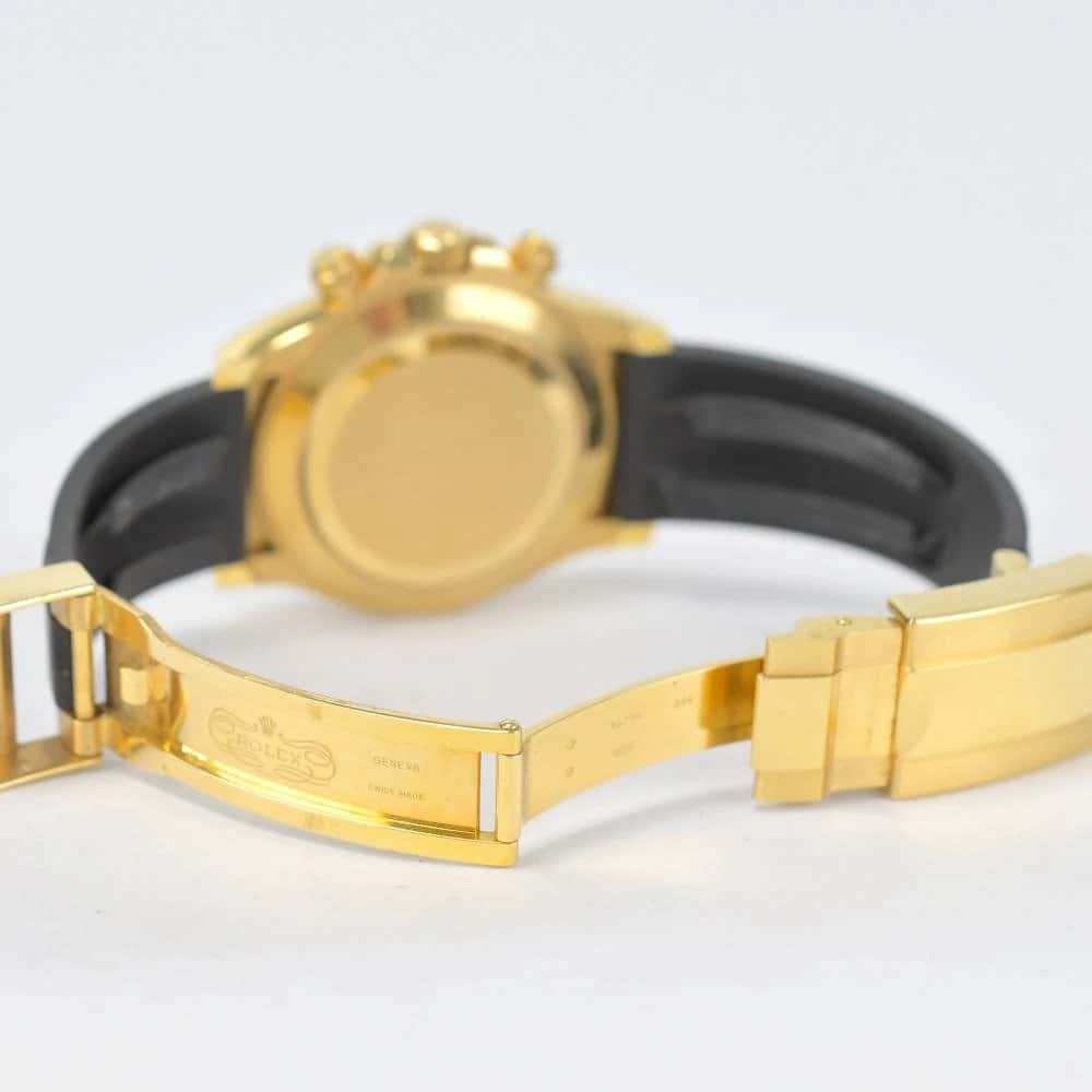 Rolex Black 18k Yellow Gold Cosmograph Daytona 116518LN Automatic Men's Wristwatch Yellow Very good - Box View
