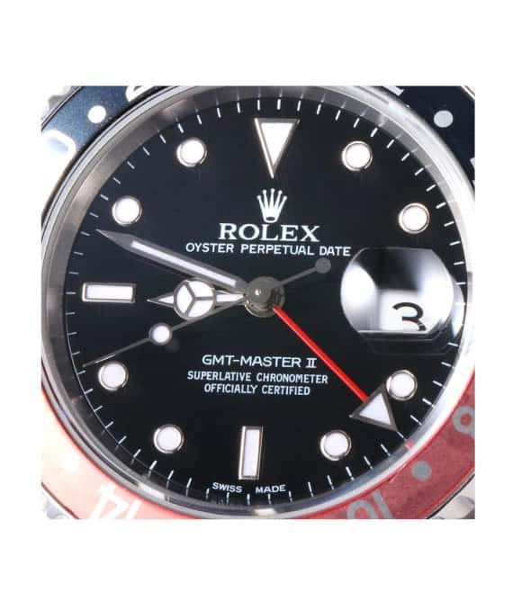 Rolex GMT-Master II 16710 Red Black Bezel 40mm Black Dial Stainless Steel Men's Watch Black Very good - Box View