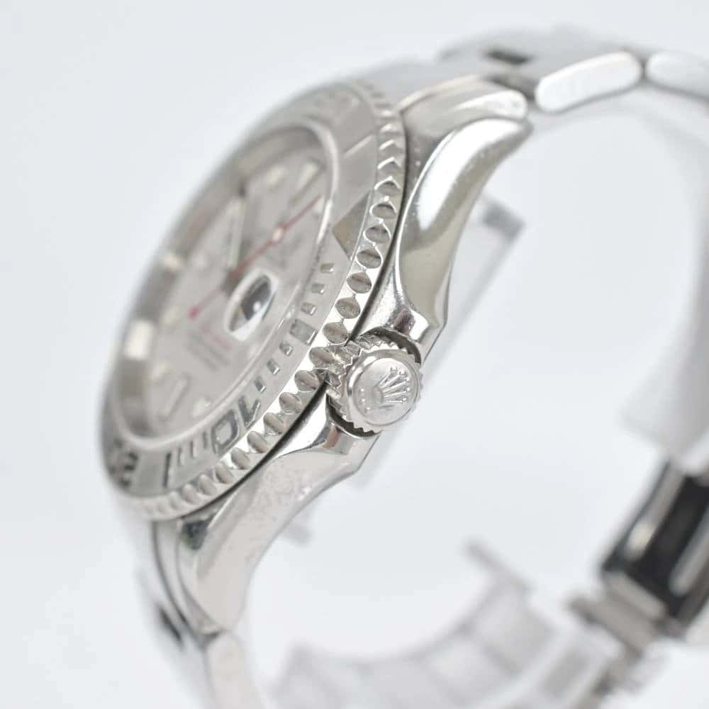Rolex Silver Stainless Steel Yacht-Master 16622 Men's Wristwatch 40 mm Silver Good - Inside View