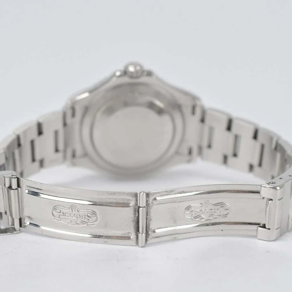 Rolex Silver Stainless Steel Yacht-Master 16622 Men's Wristwatch 40 mm Silver Good - Box View