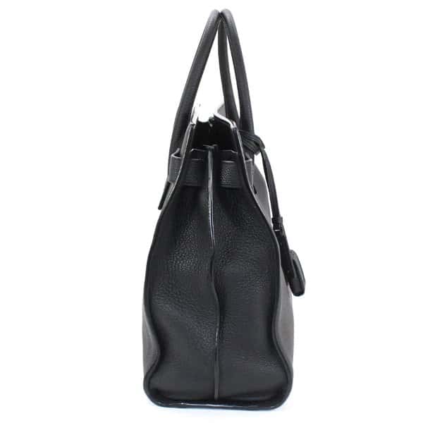 Saint Laurent Black Leather Large Classic Sac De Jour Tote Bag Black Leather Very good - Model View
