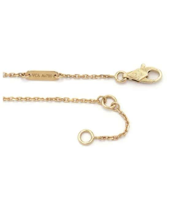 Van Cleef & Arpels Frivol Pendant Mini Necklace In 18k Yellow Gold Yellow Gold Very good - Inside View