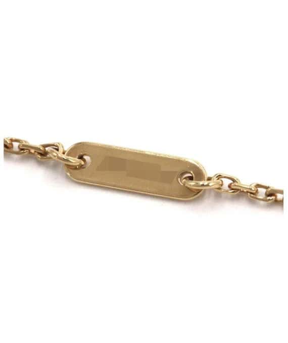 Van Cleef & Arpels Frivol Pendant Mini Necklace In 18k Yellow Gold Yellow Gold Very good - Model View