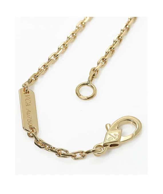 Van Cleef & Arpels Magic Alhambra Malachite 1 Motif Long Necklace In 18k Yellow Gold Yellow Gold Very good - Inside View
