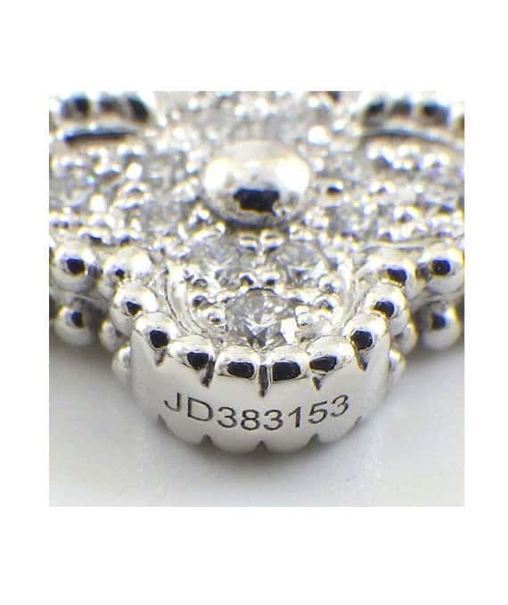 Van Cleef & Arpels Sweet Alhambra 6 Motifs Diamond Bracelet In 18k White Gold White Gold Very good - Box View