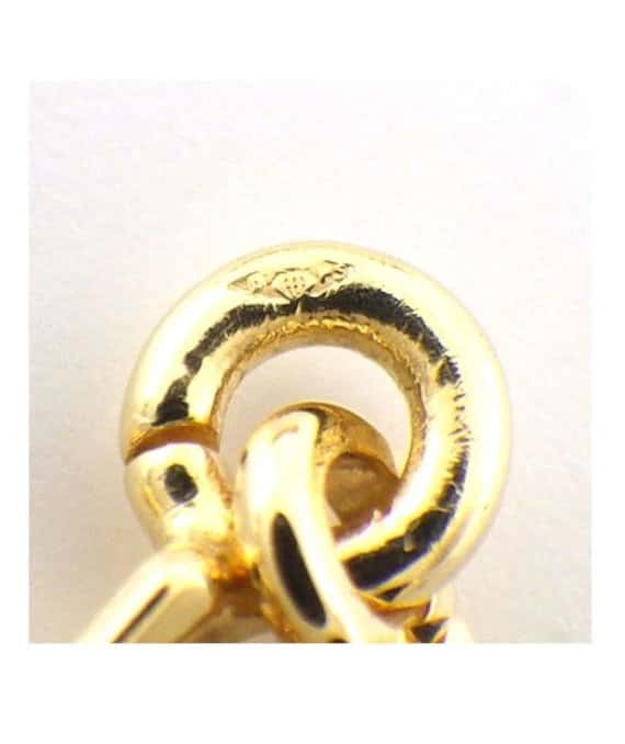 Van Cleef & Arpels Vintage Alhambra 10 Motifs 18k Yellow Gold Necklace Yellow Gold Very good - Model View