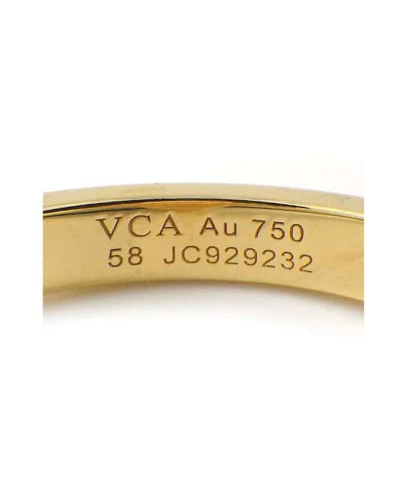 Van Cleef & Arpels Vintage Alhambra 18k Yellow Gold Ring Yellow Gold Very good - Inside View