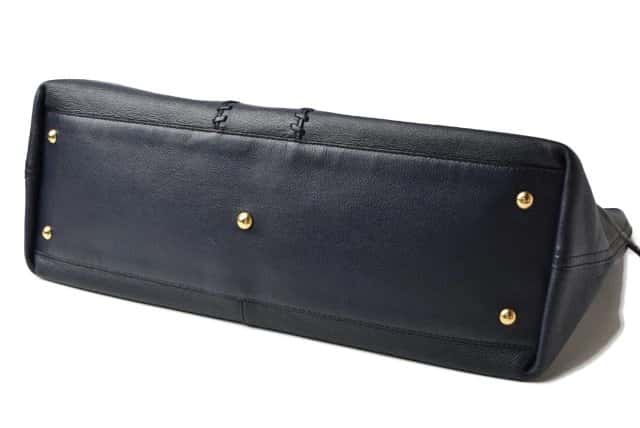 Saint Laurent Navy Blue/Rouge Leather Reversible Neo Double Tote Bag Blue Leather Very good - Inside View