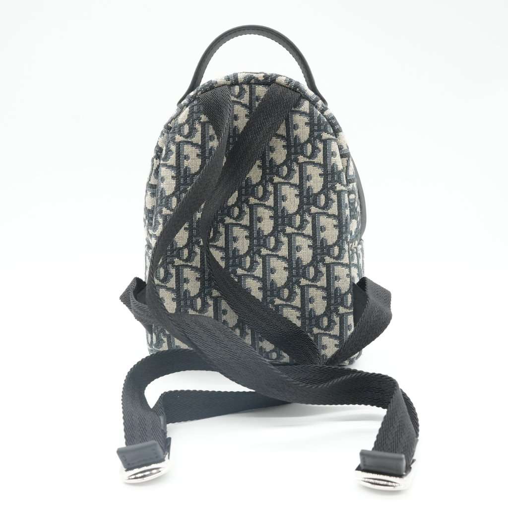 Dior Kid's Mini Rider Backpack Beige Canvas Very good - Back View
