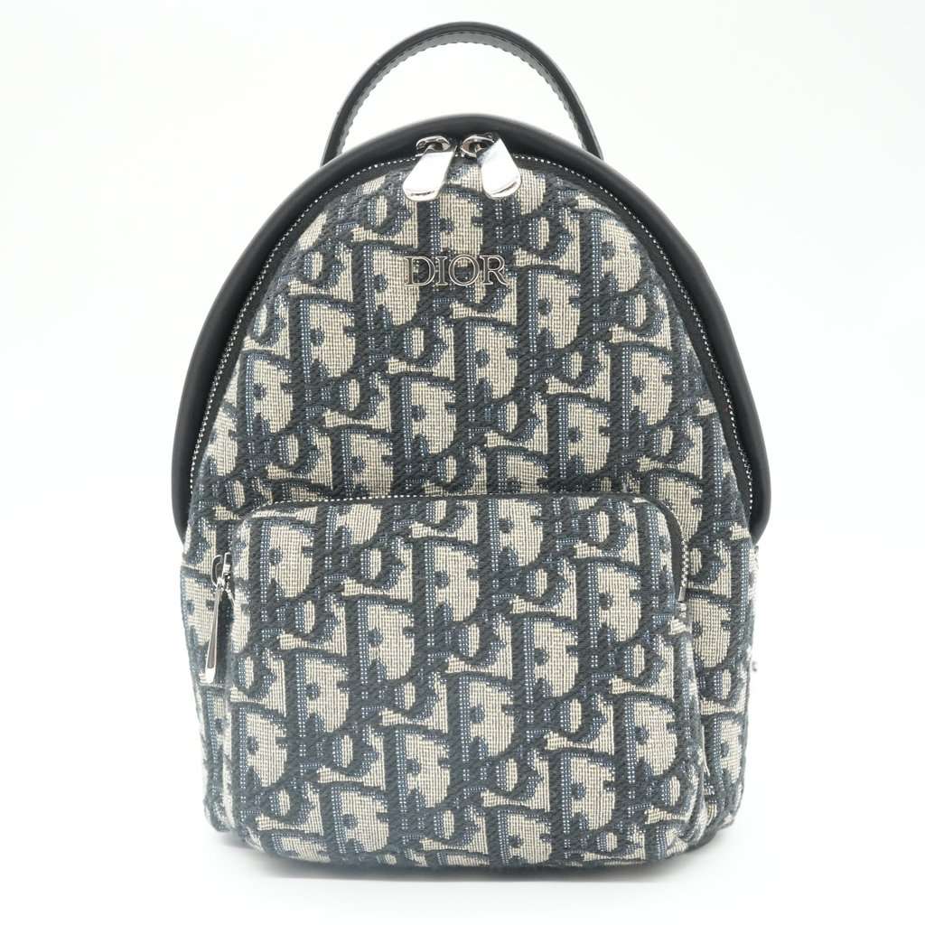 Dior Kid's Mini Rider Backpack Beige Canvas Very good - Front View