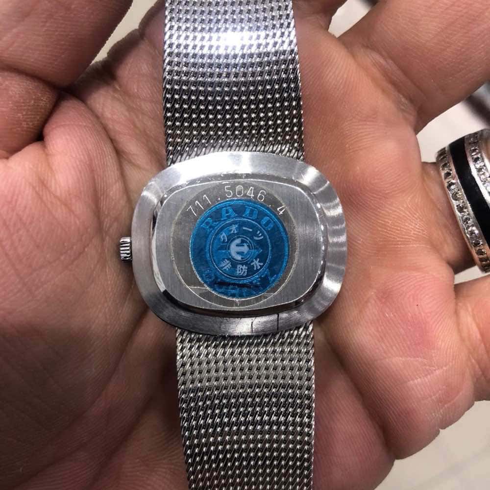 Rado Vintage Watch Silver Very good - Model View