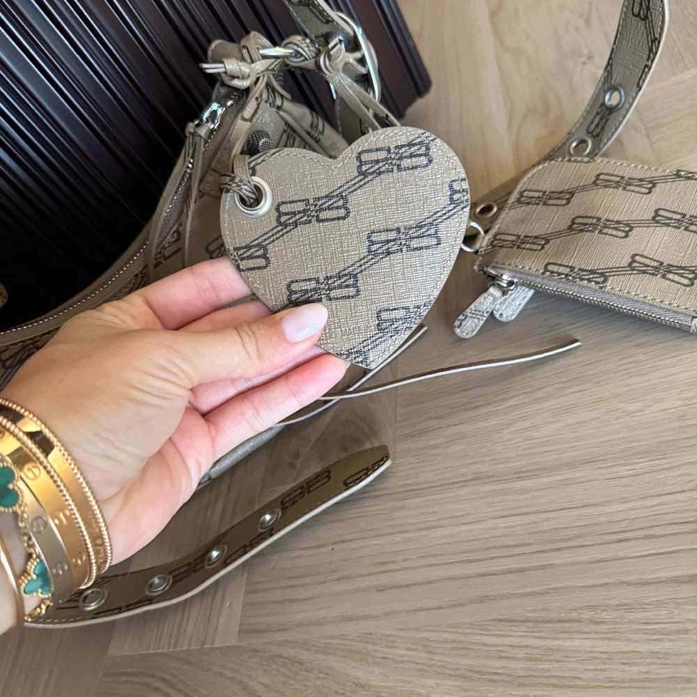 Balenciaga Le Cagole Beige Canvas Silver Very good - Inside View