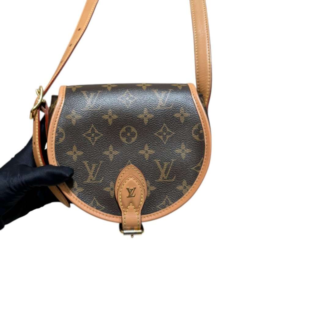 Louis Vuitton Tambourin Brown Leather Very good - Inside View