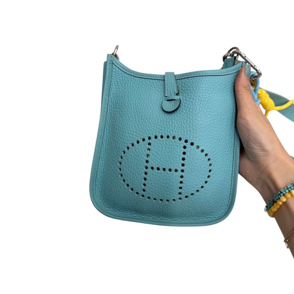 Hermès Evelyne Blue Leather Very good - Inside View
