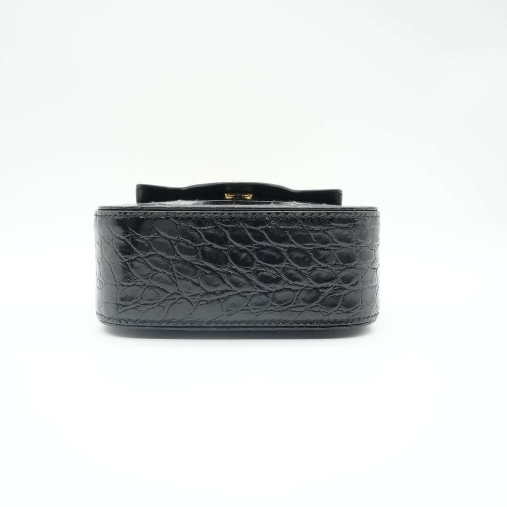 Versace La Medusa Mini Black Black Leather Very good - Inside View