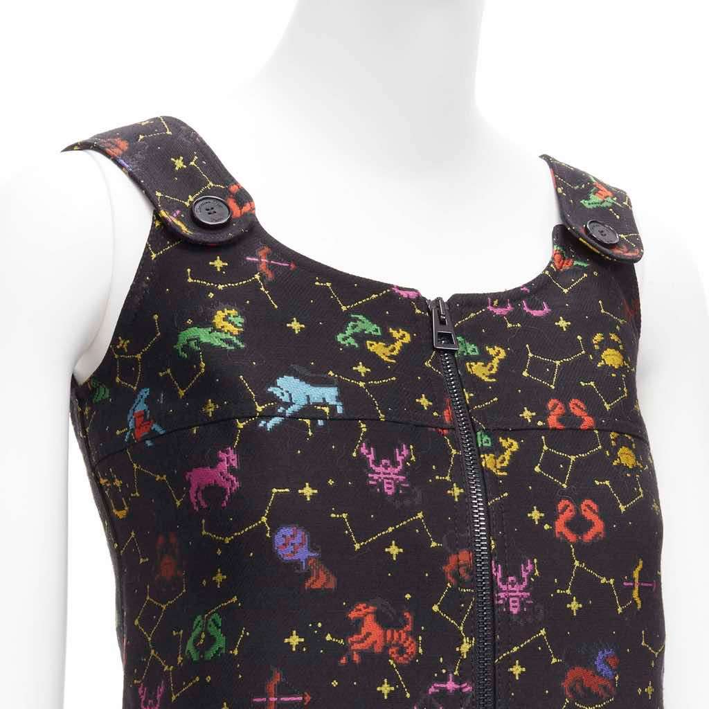 Christian Dior Pixel Zodiac Dress Black Polyester Never worn - Back View