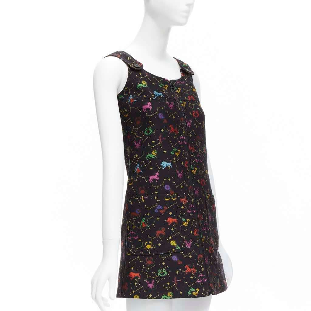 Christian Dior Pixel Zodiac Dress Black Polyester Never worn - Inside View