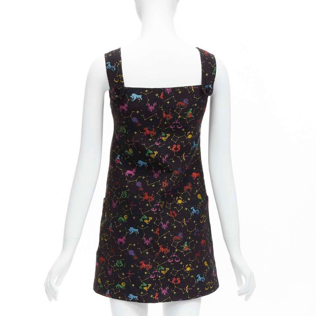 Christian Dior Pixel Zodiac Dress Black Polyester Never worn - Box View