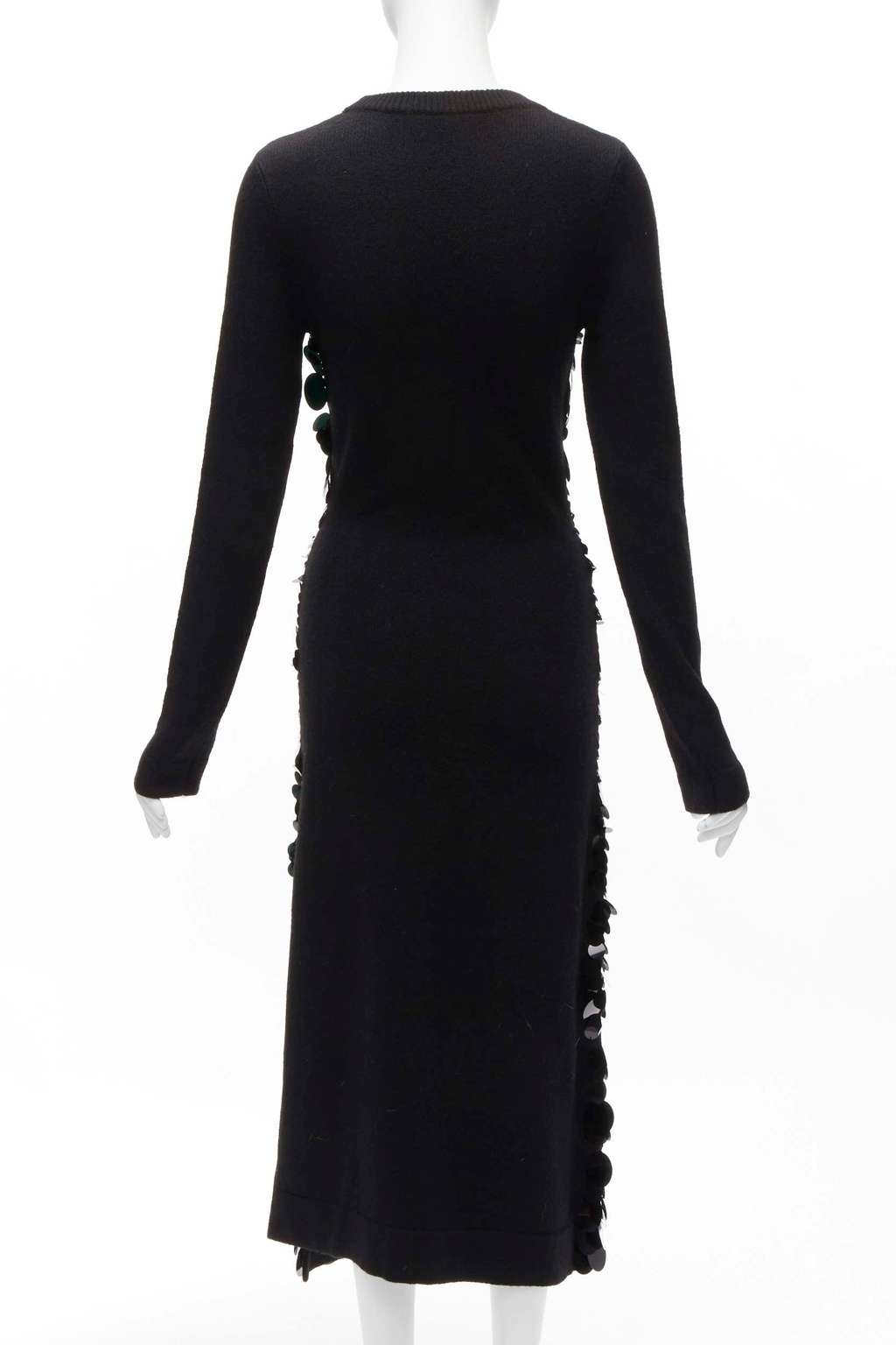 Altuzarra Gradient Cocktail Dress Black Wool Very good - Box View