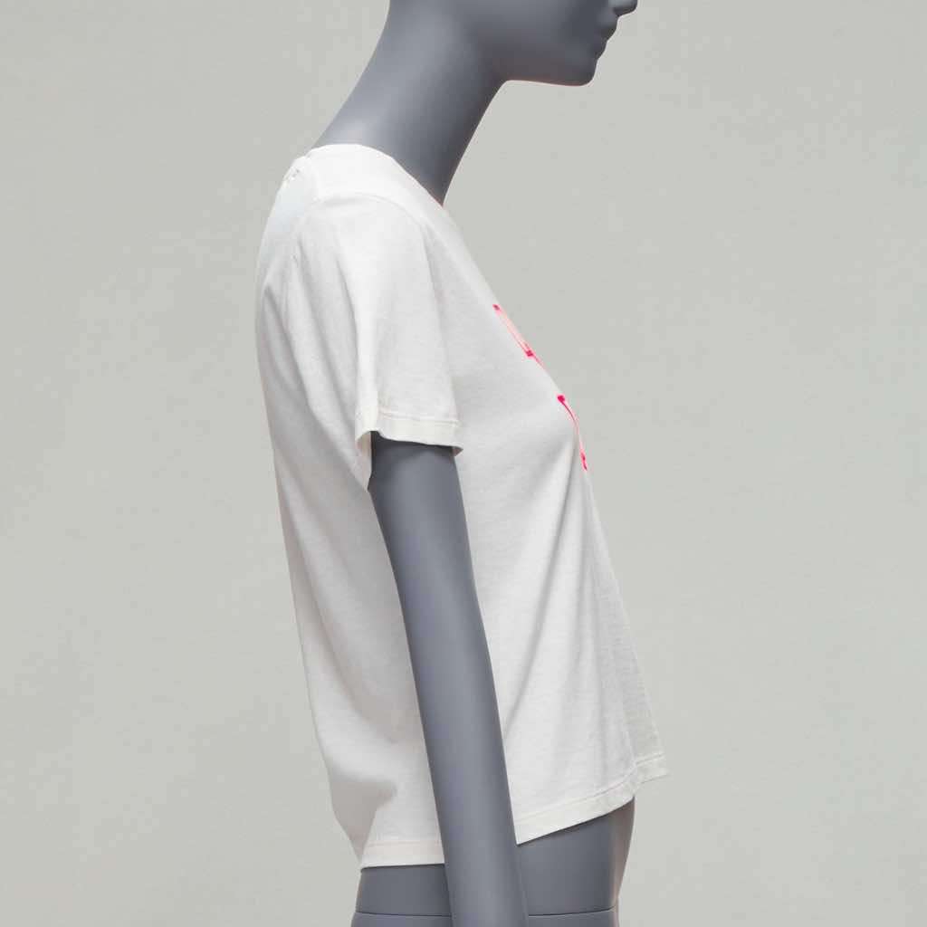 Christian Dior Star Logo T-Shirt Pink Cotton Never worn - Model View