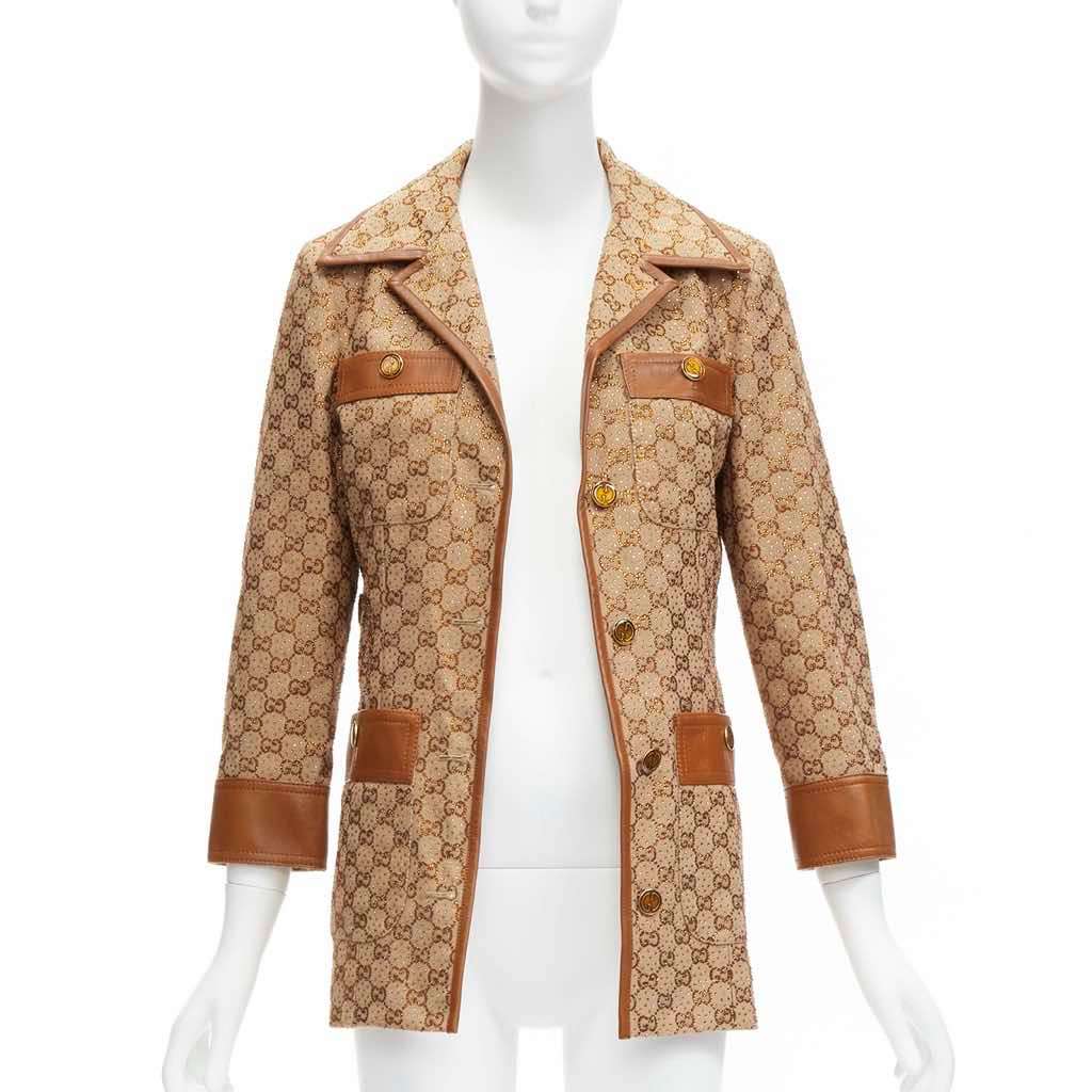 Gucci Aria Brown Cotton Very good - Inside View
