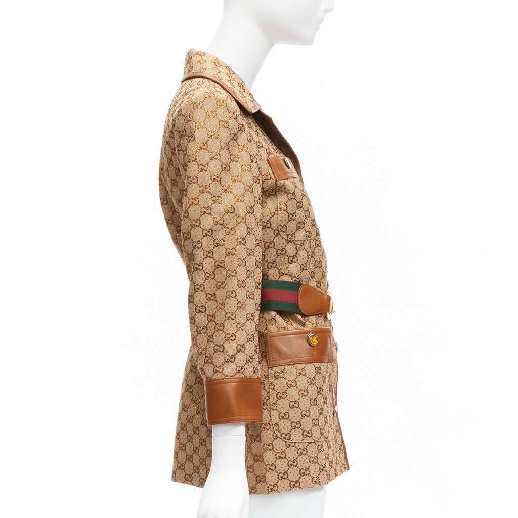 Gucci Aria Brown Cotton Very good - Box View