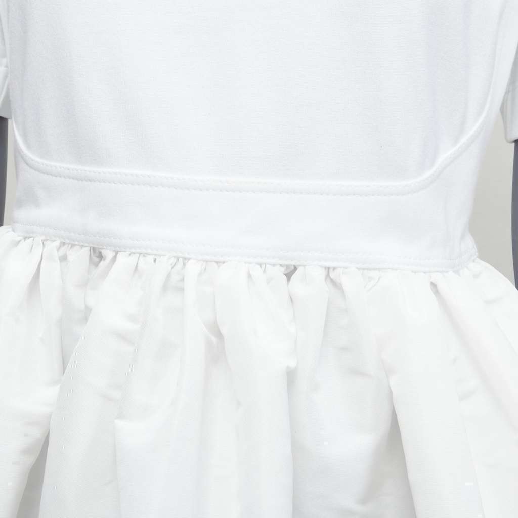 Alexander McQueen Cut Out Dress White Cotton Never worn - Back View