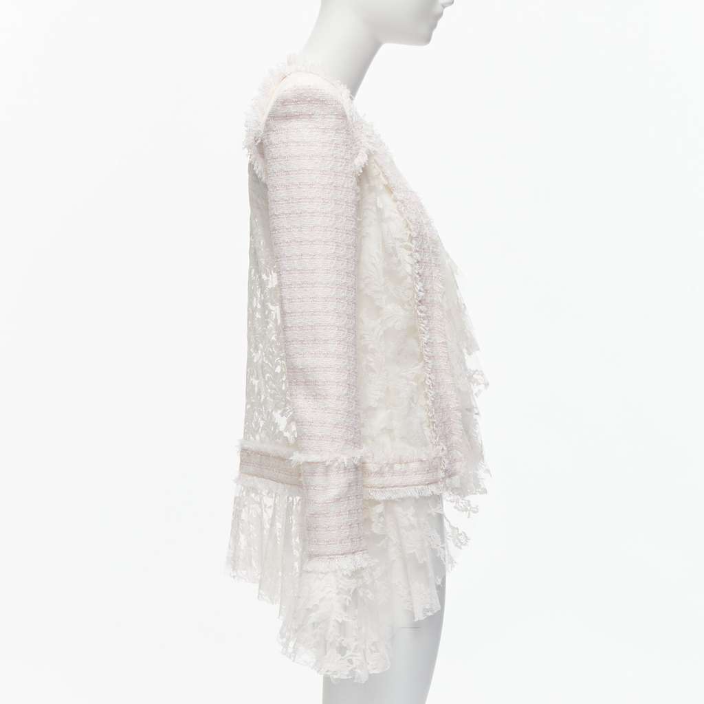 Balmain Spencer White Polyester Never worn - Model View