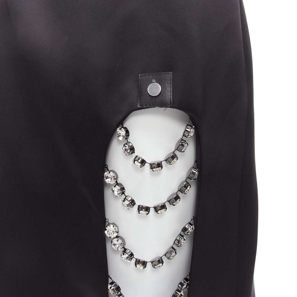 Christopher Kane Chain Slit Skirt Black Polyester Never worn - Back View
