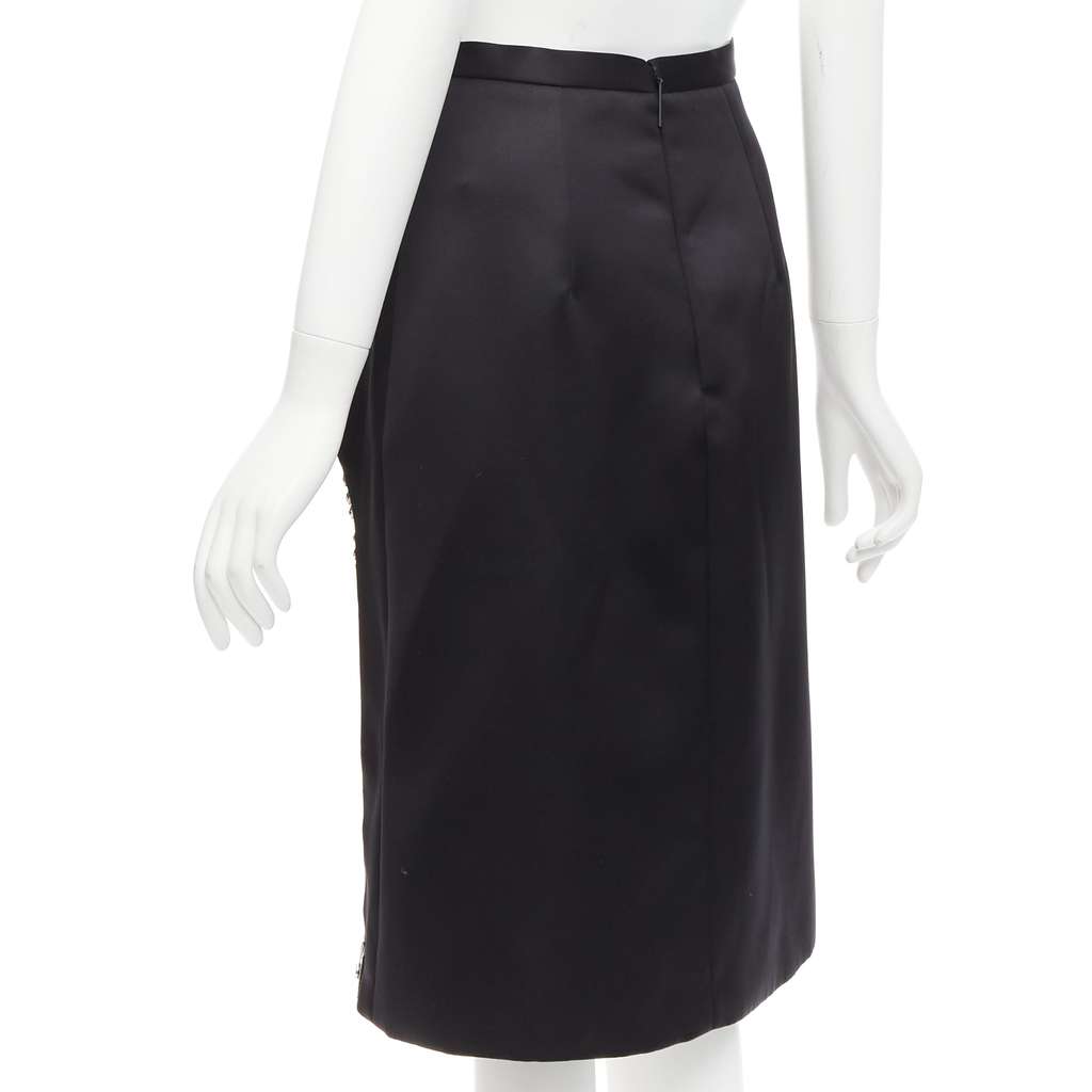 Christopher Kane Chain Slit Skirt Black Polyester Never worn - Box View