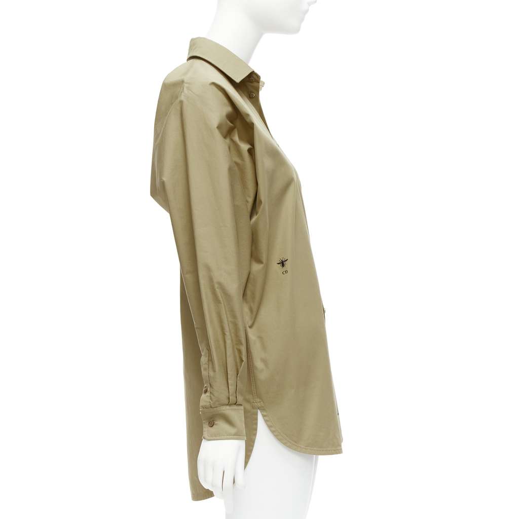 Dior Jardin Dhiver Dress Khaki Cotton Very good condition - Model View