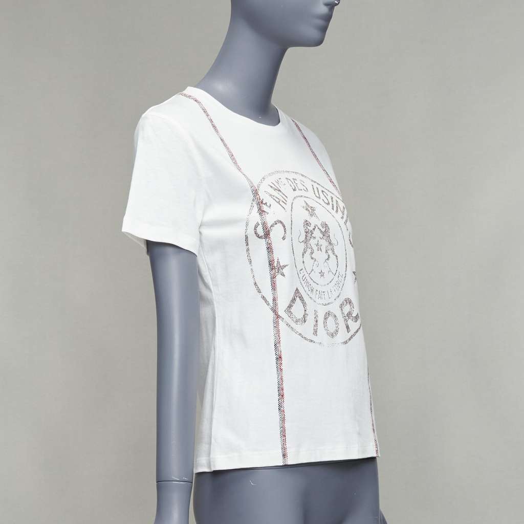 Dior Stamp Cotton Shirt White Cotton Never worn - Inside View