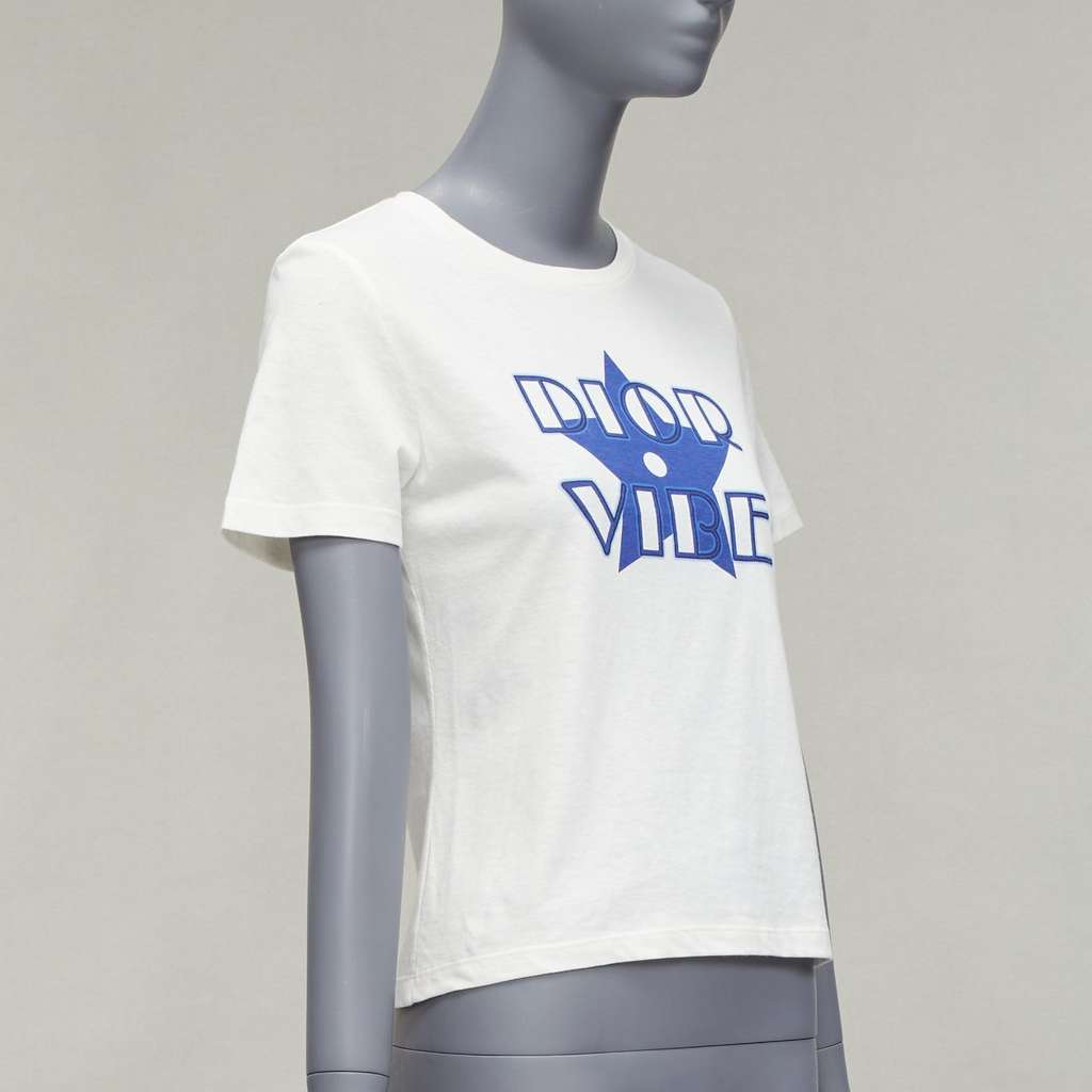 Dior Vibe Star Tee White Cotton Very good - Inside View