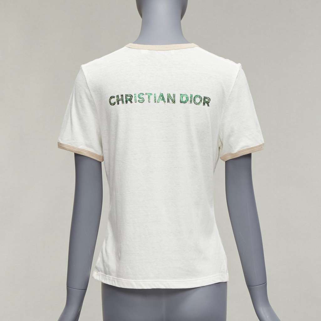Dior Dragon Ringer Shirt Beige Cotton Very good - Box View
