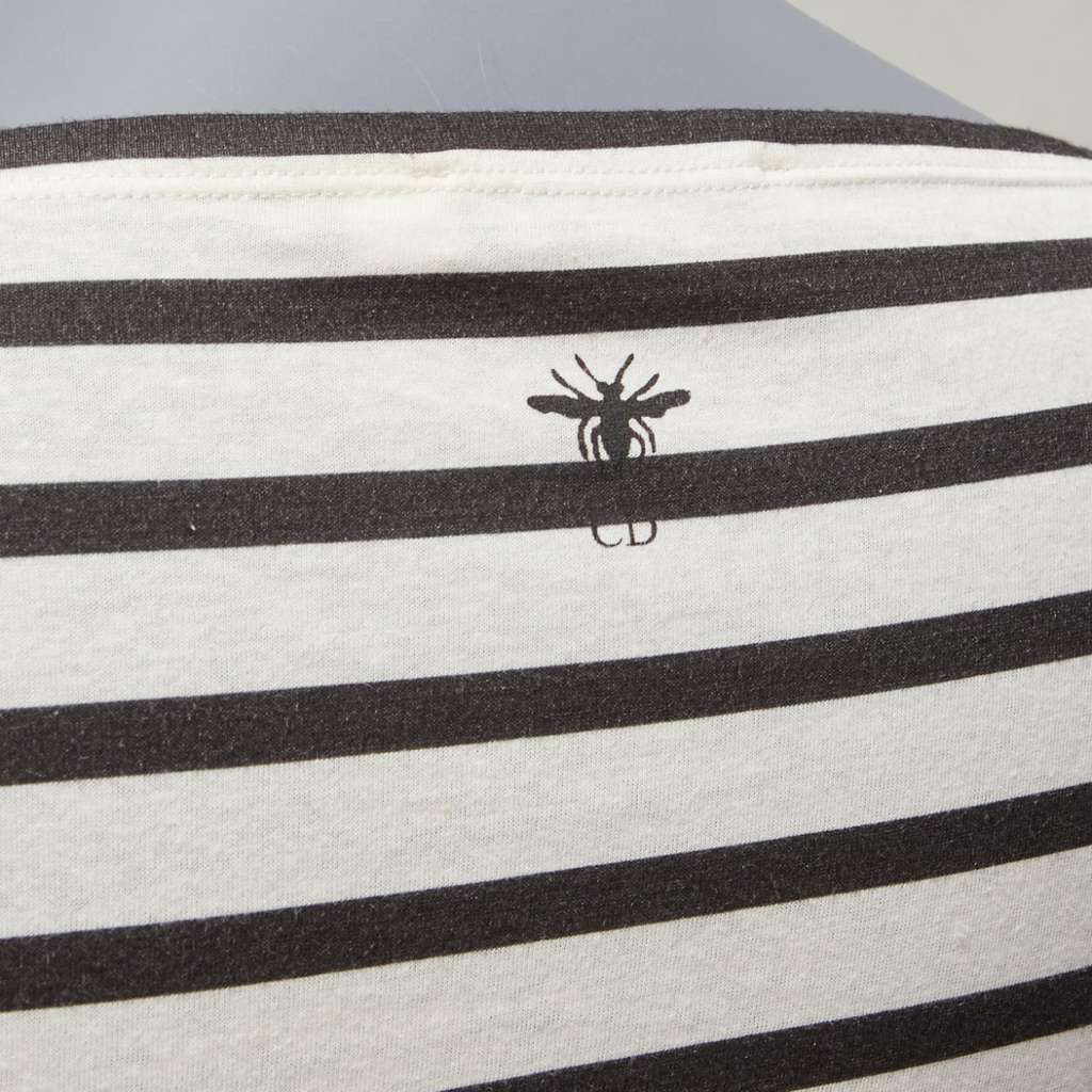 Dior Artists Stripe Tee White Cotton Very good - Back View