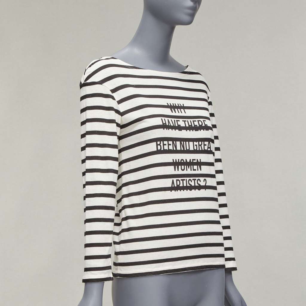 Dior Artists Stripe Tee White Cotton Very good - Inside View