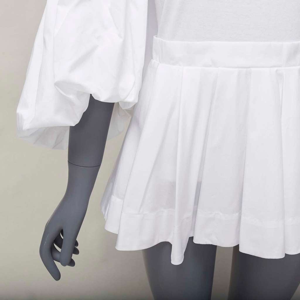 Alexander McQueen Cold Shoulder Shirt White Cotton Never worn - Back View