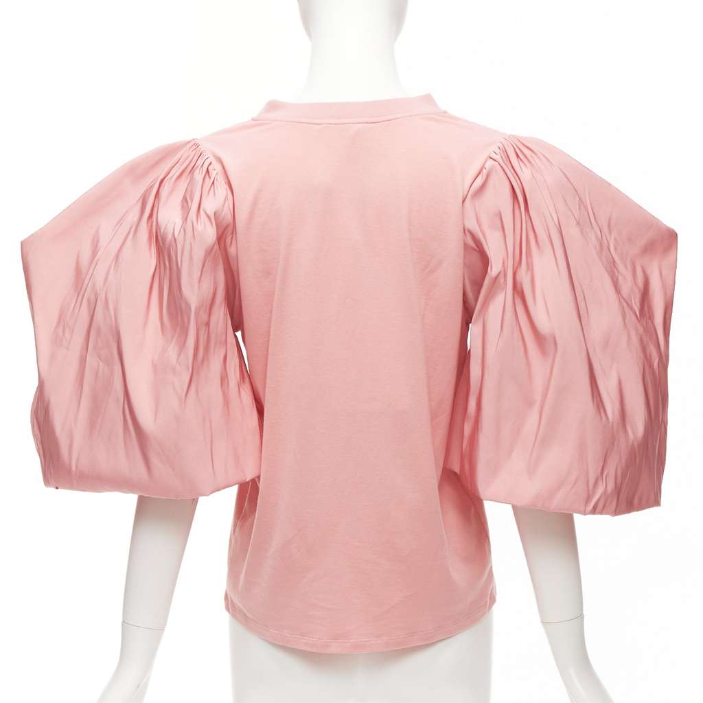 Alexander McQueen Dramatic Puff Shirt Pink Cotton Never worn, with tag - Box View