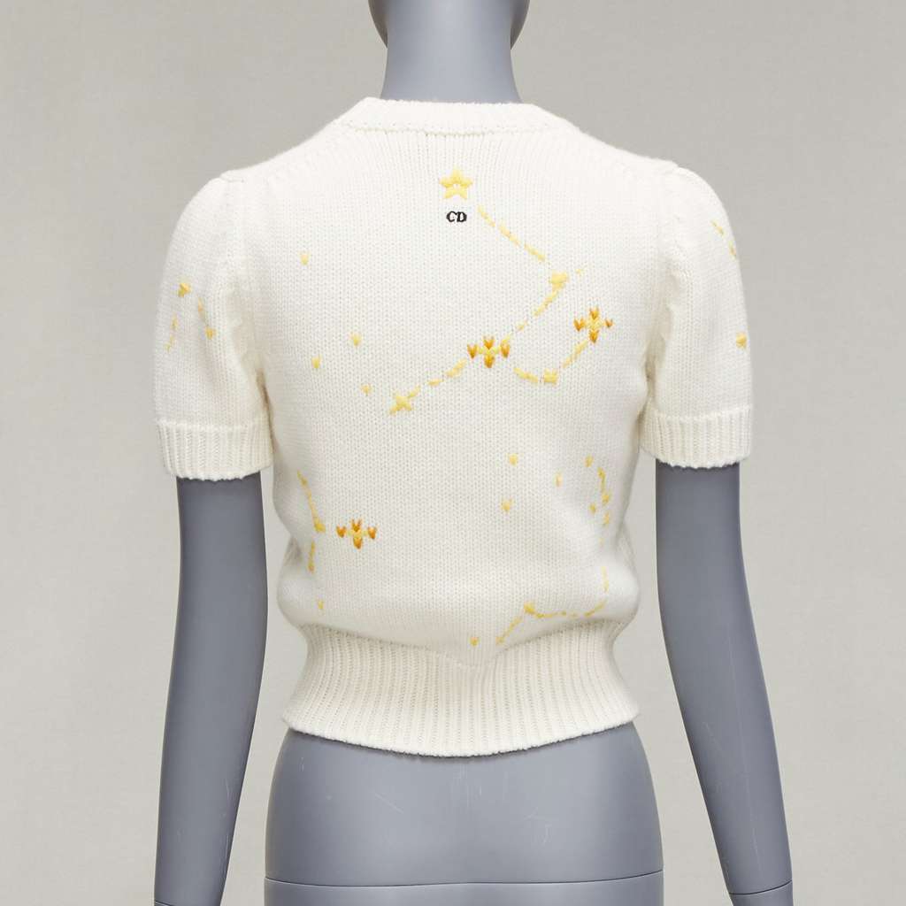 Dior Scorpio Zodiac Sweater Beige Wool Never worn - Box View