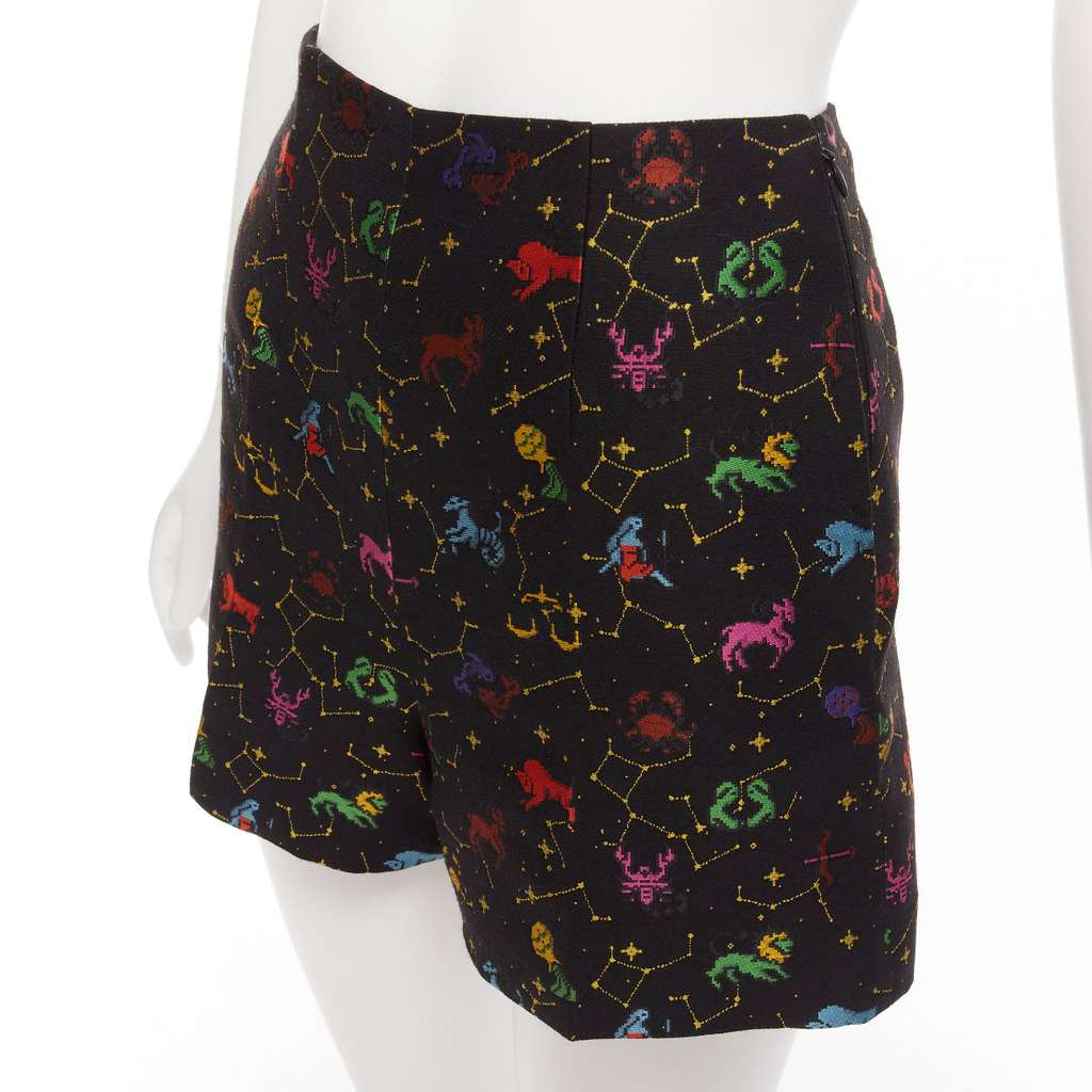 Dior Astrology Jacquard Shorts Black Polyester Never worn - Back View