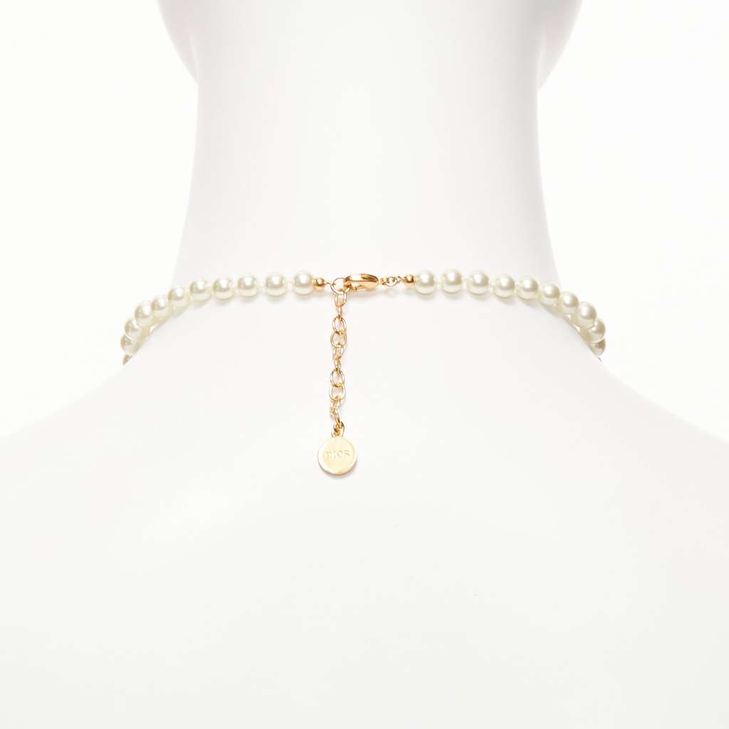 Dior Fire Dinosaur Choker Beige Metal Very good - Box View